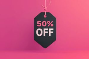 تخفیف ۵۰ درصدی همه محصولات